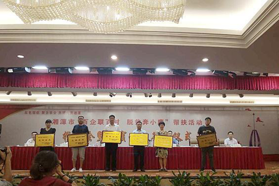 九城集團(tuán)榮獲湘潭市“百企聯(lián)百村 脫貧奔小康” 幫扶活動先進(jìn)單位
